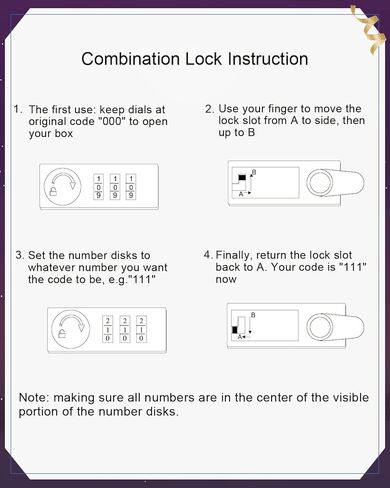 صندوق نقود كبير مع قفل مركب، صندوق نقود معدني للنقود، صندوق قفل Lovndi مع صينية نقود، صندوق أمانات 11.8 × 9.5 × 3.54 بوصة، وردي in Kuwait