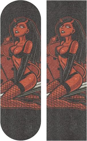 شريط قبضة لوح التزلج، شريط قبضة روك جيرل، شريط قبضة لوح التزلج مقاس 33 بوصة × 9 بوصة، شريط قبضة لوح طويل خالٍ من الفقاعات ومضاد للانزلاق ومقاوم للماء، شريط قبضة سكوتر in Kuwait