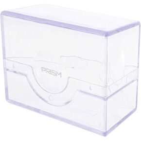 BCW Prism Deck Case - Jade Green 50 CT | Holds 50 Double-Sleeved or 60 Single-Sleeved Cards | Secure Snap Closure | Compatible Collectible Card Bins | TCG Storage Box