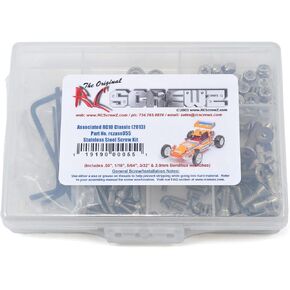 Associated RC10 Classic (2013) مجموعة المسمار الفولاذ المقاوم للصدأ