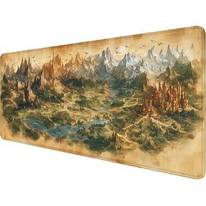 خريطة اللعبة ألعاب الماوس لوحة المكتب لوحة الخيال خريطة الكنز القديم تمرير الماوس لوحة كبيرة mousepad موسعة لوحة مفاتيح كمبيوتر محمول MAT MASE MOUSE MOUSE MASE OFFICE COMPORTION COMPORDOP LAPTOP Home 31.5 "x11.8"