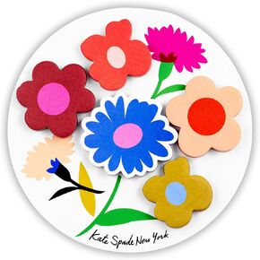 Kate Spade New York Die-Cut Sticky Set ، مجموعة Studiing Essentials تشمل 5 ملاحظات لزجة القلب اللطيفة مع 75 ورقة لكل مفكرة ، غينغهام حديقة