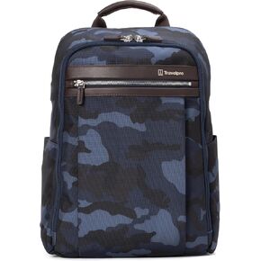 Travelpro Platinum Elite Slim Laptop Travel Backpack, Fits up to 16 Inch Laptop, Business, Water Resistant, Men and Women, Navy Camouflage