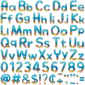 Faccito 231 PCS تحت رسائل البحر الحزمة التحرير والسرد مجموعة رسائل أبجدية للمحيطات لألواح Bulletin Sea Life Bulletin Board مجموعة حروف البحر لهجات علامات الترقيم لالهجات القاطعات للمنزل في الفصل الدراسي