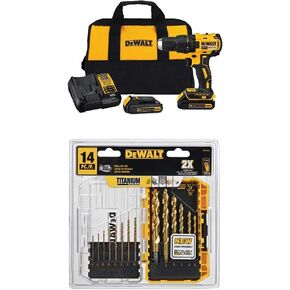 DEWALT 20V MAX Cordless Drill/Driver Kit with Battery and Charger Included (DCD777C2)