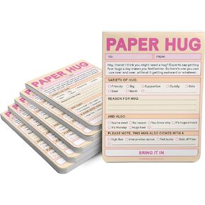 طرق knock 1-count paper hug pad nifty note ، وملاحظات صندوق الغداء اللطيف ووسادة التشجيع ، و 4 × 5.25 بوصة