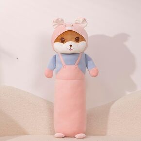 Cute Pig Stuffed Animal 32.7''- Long Body Hugging Toy for Anxiety & Sleep, Soft Plush Emotional Support Pillow for Kids, Adults, Girlfriend, Bed & Room Decor