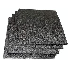 (4 عبوات) أوراق الرغوة 12 "x12" 1/2 "البولي إيثيلين سميك سميك لتعبئة تعبئة التغليف وسادة الشحن