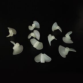 10pair RC Boat Nylon Propeller 2-BLADES Propeller for RC Boat Ship DIY Toy Parts