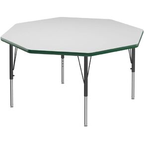 CORRELL 48 "طاولة نشاط الفصول الدراسية ذات الشكل المثمن ، الطول القابل للتعديل (19" -29).