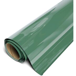 Siser EasyWeed Heat Transfer Vinyl 11.8" x 2FT Roll - Compatible with Siser Romeo/Juliet & Other Professional or Craft Cutters - Layerable - CPSIA Certified (Cadette Green - HEX #5A876E)