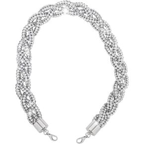 Framendino, Rhinestone Bag Strap Short Bag Chain Strap Handbag Replacement Accessories for Evening Wedding Party