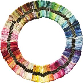 Embroidery Floss Rainbow Color 50 Skeins Per Pack Cross Stitch Threads Friendship Bracelets Floss Crafts Floss