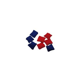 One inch royal blue and red mini cornhole bags tabletop cornhole bean bags quarter size