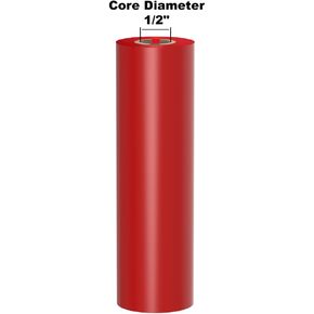 (للبيع) شريط حبر Kingston Premium على 1/2 "Core ، Red ، 4.3" × 361 "لـ Duralabel Toro ، Bronco ، Labelt 4 ، Safetypro 4G وغيرها