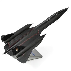 1/72 SR-71A Blackbird Metal Model 17.9 بوصة على ارتفاع عالٍ 17974 طائرة استطلاع طائرة Diecast طراز Diecast لجمع أو هدية