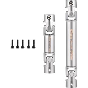 RC RC من الفولاذ المقاوم للصدأ مركزية محرك محرك أقراص 2pcs RC الأمامي الخلفي رمح مركزية مركزية رمح على شكل d على شكل D ل 1/18 RC زاحف TRX4M HIGH
