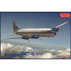 Roden DC-6 Delta Airlines Airplane Model Kit