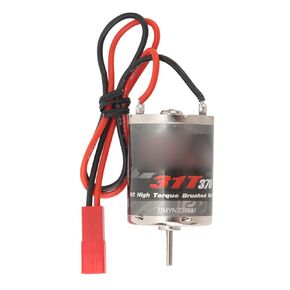 370 RC Electric Motor, Stainless Steel 31T High Torque Motor, Low Noise Efficient Heat Motor for Remote Control Boat RC Crawlers