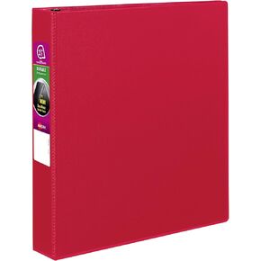 Avery DateNE 3 Ring Binder ، 1.5 "حلقات مائلة ، رابط أحمر واحد (27202)