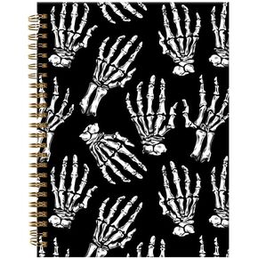 Spiral Journal Notebook,A5 Hardcover Lined Journals for Women Girl 6 x 8.3 in,120 Pages Thick Paper,Cute College Ruled Writing Notebook for Gifts Office Work School(Peony Rose)