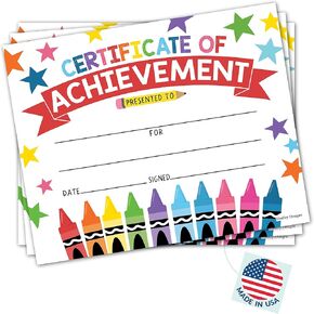 25 Boho Preschool Diploma Kindergarten Certificates for Kids - Kindergarten Diploma Certificate Paper for Printing, Graduation Certificates of Achievement Award Certificates for Students