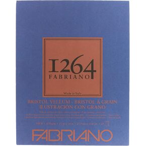Fabriano 1264 Bristol Pad, 14 x 17, White