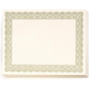 PaperDirect Gold Metallic Metallic Metal Metal Standard Compants Brchment Perchment ، 8.5 × 11 ، 100 Count