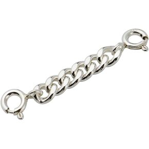 925 Sterling Silver Chain Extender Jewelry Netclace Netlace Clasps and inlups for Netclace Bracelet Making Making Supplies (1piece) (3mm*cm)