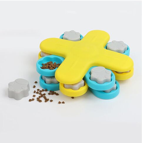 Dog Puzzle Toy, Dogs Brain Stimulation Mentally Stimulating Education Toys, Interactive Dog Enrichment Toys for IQ Training, Puppy Slow Feeder Dispenser Advanced Multiple Difficulty in Saudi Arabia