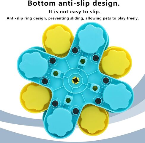 Dog Puzzle Toy, Dogs Brain Stimulation Mentally Stimulating Education Toys, Interactive Dog Enrichment Toys for IQ Training, Puppy Slow Feeder Dispenser Advanced Multiple Difficulty in Saudi Arabia