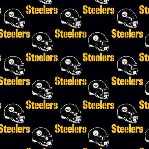 Pittsburgh Steelers Cotton Fabric - NFL Team Logo Coton Fabric من The Yard و Fat Quarter و Half Yard و 1 Yard و 2 ياردة in Kuwait