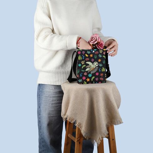 Nemo Dory Movie Inspired Gift Dude Squirt The Turtle Quote Crossbody Bag Squirt Turtle Lover Gift in Kuwait