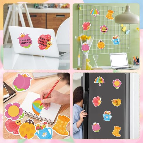 600Pcs Christmas Sticky Notes, Cute Gingerbread Santa Claus Snowman Notepads Xmas Self Stick Notes Winter Memo Pads for Winter Christmas Holiday Party Home Office School Work Study Supplies in Kuwait