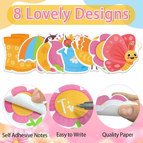 600Pcs Christmas Sticky Notes, Cute Gingerbread Santa Claus Snowman Notepads Xmas Self Stick Notes Winter Memo Pads for Winter Christmas Holiday Party Home Office School Work Study Supplies in Kuwait