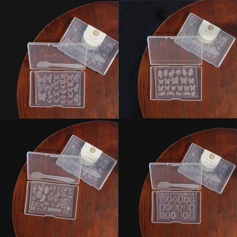 appuivbt Nail Art Mold for DIY Nail Art Decorations Nails DIY Silicone Templates Nails Art Mold Resin Casting Molds in Saudi Arabia