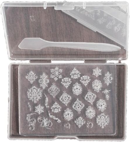 appuivbt Nail Art Mold for DIY Nail Art Decorations Nails DIY Silicone Templates Nails Art Mold Resin Casting Molds in Saudi Arabia