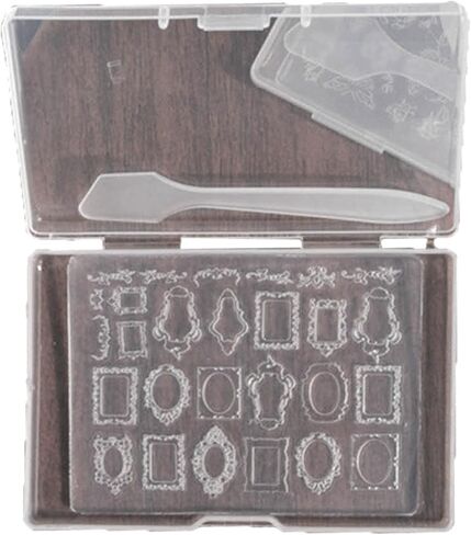 appuivbt Nail Art Mold for DIY Nail Art Decorations Nails DIY Silicone Templates Nails Art Mold Resin Casting Molds in Saudi Arabia