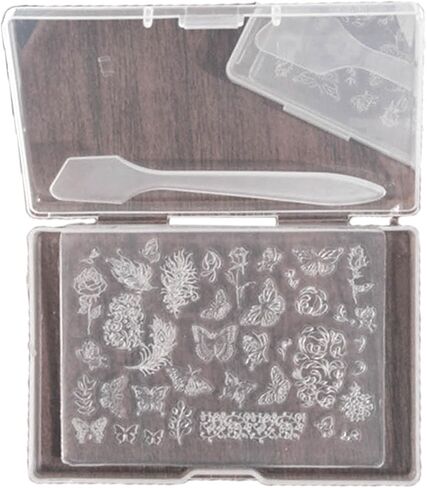 appuivbt Nail Art Mold for DIY Nail Art Decorations Nails DIY Silicone Templates Nails Art Mold Resin Casting Molds in Saudi Arabia