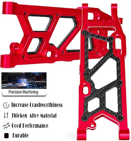التعليق الخلفي الألومنيوم: ترقيات الأسلحة جزءًا لـ Arrma 1/8 Kraton 6S BLX ، Outcast 6S BLX ، 6S BLX ، Talion 6S BLX ، التعليق الخلفي A-arms القفزات ، Navy Blue. in Saudi Arabia