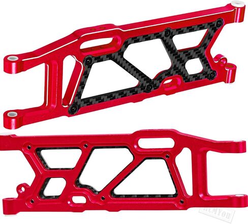 التعليق الخلفي الألومنيوم: ترقيات الأسلحة جزءًا لـ Arrma 1/8 Kraton 6S BLX ، Outcast 6S BLX ، 6S BLX ، Talion 6S BLX ، التعليق الخلفي A-arms القفزات ، Navy Blue. in Saudi Arabia