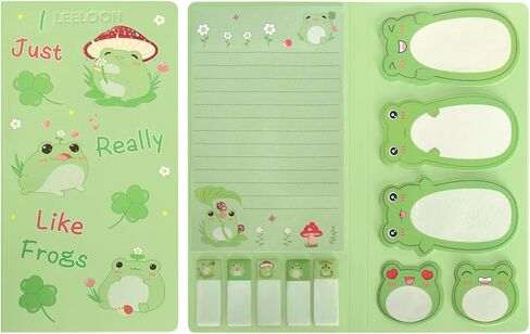 Dog Sticky Notes Set, 420 Sheets Cute Cartoon Animal Dogs Self-Stick Notes Pads Dogs Themed Memo Pads Dog Paw Page Markers Sticky Index Tabs for Home Office School Supplies in Saudi Arabia
