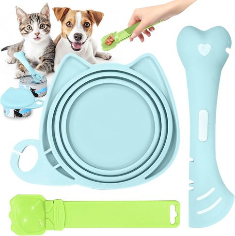 BAEJMJK 4pcs Cat Strip Feeder Sliding Pet Cat Treat Spoon Squeeze Lickable Treat Feeding Dispenser for Cats Liquid Snack and Wet Food in Kuwait