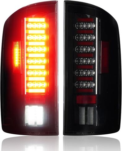 LED Tail Lights Fit for Dodge Ram 1500 2002-2006,Fit for Dodge Ram 2500 3500 2003-2006,Black Housing Smoke Lens in Kuwait