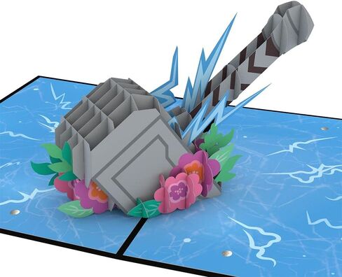 Lovepop Thor Mother’s Day Pop-Up Card – Mother’s Day Card – Handcrafted 3D Pop-Up Greeting Card for Her – Mother’s Day Love Card from Thor, 5 x 7" in Kuwait