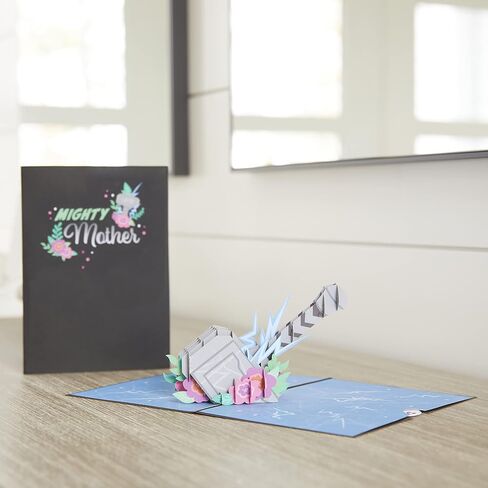 Lovepop Thor Mother’s Day Pop-Up Card – Mother’s Day Card – Handcrafted 3D Pop-Up Greeting Card for Her – Mother’s Day Love Card from Thor, 5 x 7" in Kuwait