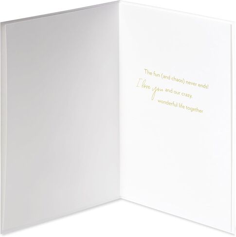 Papyrus Mothers Day Card for Wife from Husband (The Fun and Chaos) in Kuwait