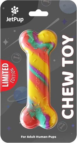 Pup Chew Toy - Bone - Human Grade Chew Toy - Human Pup Play - 100% Food Grade Silicone (White Bone) in Saudi Arabia