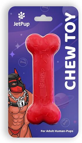 Pup Chew Toy - Bone - Human Grade Chew Toy - Human Pup Play - 100% Food Grade Silicone (White Bone) in Saudi Arabia