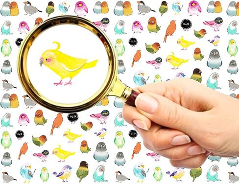 Nail Stickers Decal Transfers (5 Sheets) FLONZNAIL Cute Small Parrots Birds Vintage Watercolor Illustration in Saudi Arabia